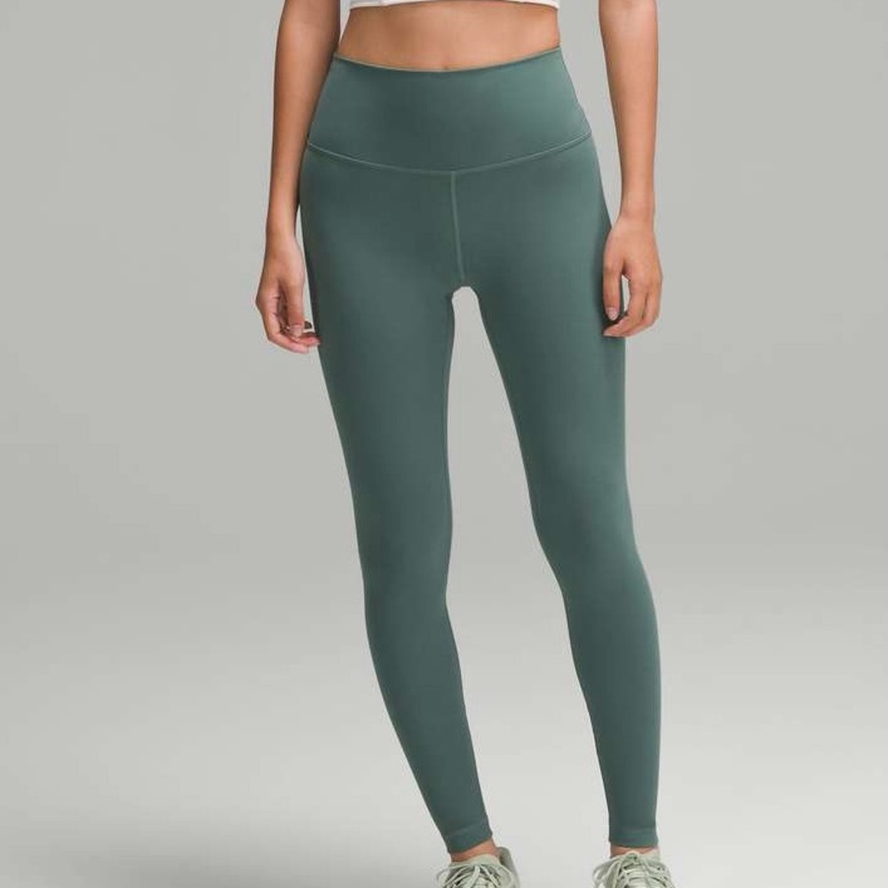 Lululemon Wunder Train High rise in Dark Forest